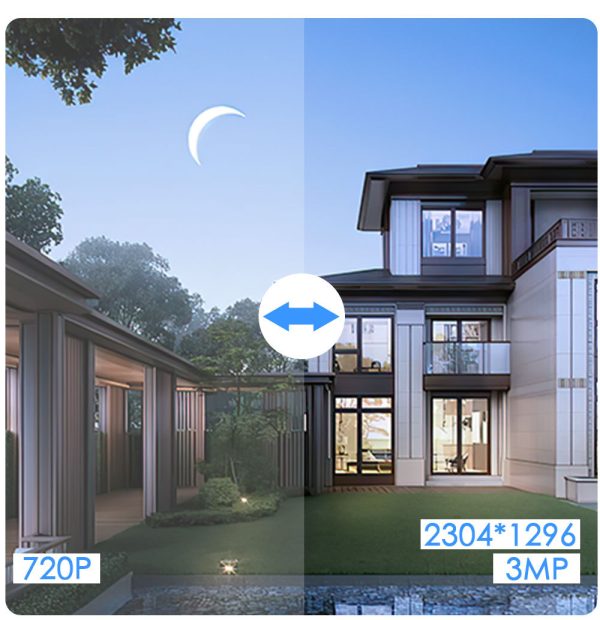 描述图_13 1296P Full Color Wireless PTZ Outdoor IP Dome Camera AI Humanoid Detection Home Security CCTV Baby Monitor
