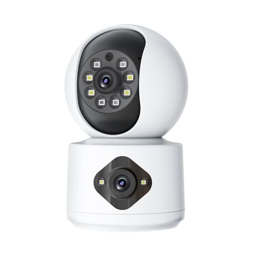 4MP Dual Lens WiFi Camera Dual Screen Baby Monitor Auto Tracking Ai Human Detection Indoor Home secuiryt CCTV Video Surveillance