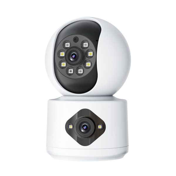 4MP Dual Lens WiFi Camera Dual Screen Baby Monitor Auto Tracking Ai Human Detection Indoor Home secuiryt CCTV Video Surveillance