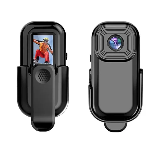 1080P Mini Wifi Camera with 0.96inch Screen Portable Sports Camera DV Motorcycle Video Recorder Back Clip Life Video Recorder