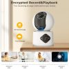 描述图_09 4MP Yoosee/Carecam/YiLot APP Dual Lens Full Color Wireless PTZ IP Dome Camera AI Humanoid Detection Home Security CCTV Monitor