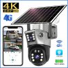 主图_02 Home Solar Outdoor Camera Water Proof Motion Detection Low Power Consumption Double Lens 360° View 4G Wireless Security Camera