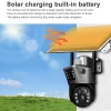 主图_03 Home Solar Outdoor Camera Water Proof Motion Detection Low Power Consumption Double Lens 360° View 4G Wireless Security Camera