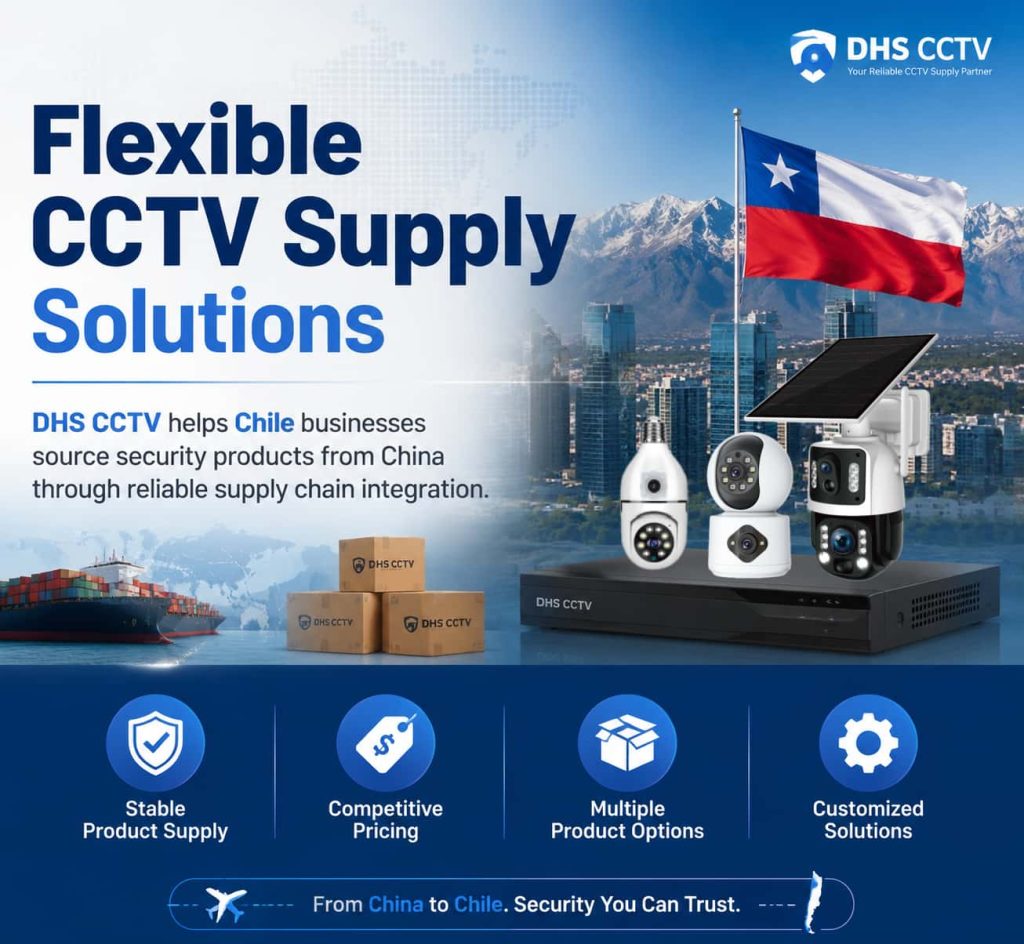 CCTV camera supplier for Chile security businesses