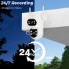 描述图_02 4MP Yoosee APP AOV Solar Power Low Comsunption 4G IP Camera Full Color AI Humanoid Detection Home Security CCTV Baby Monitor