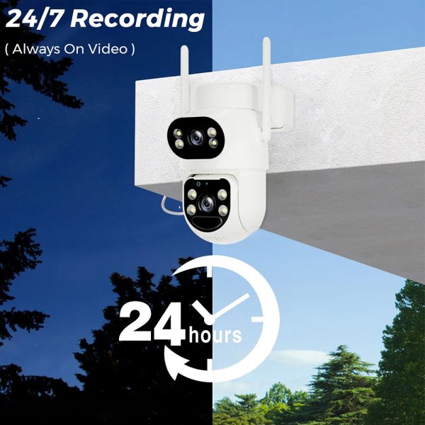 描述图_02 4MP Yoosee APP AOV Solar Power Low Comsunption 4G IP Camera Full Color AI Humanoid Detection Home Security CCTV Baby Monitor