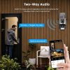 8MP Dual Lens WiFi PTZ Security Camera with AI Human Detection & Color Night Vision