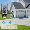 8MP Dual Lens WiFi PTZ Security Camera with AI Human Detection & Color Night Vision