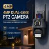 4MP Dual-Lens Outdoor WiFi PTZ Camera | DHS CCTV