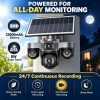 AI 4G AOV Solar Security Camera with 24/7 Recording