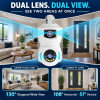 4k Bulb Camera Dual-Lens PT Camera | YooSee WiFi Indoor Security
