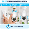 E27 Bulb Camera  PT WiFi Camera with Human Tracking | YooSee
