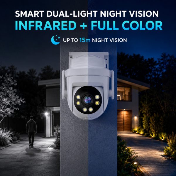 2MP Outdoor WiFi PTZ Security Camera | DHS CCTV