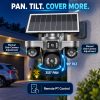 AI 4G AOV Solar Security Camera with 24/7 Recording