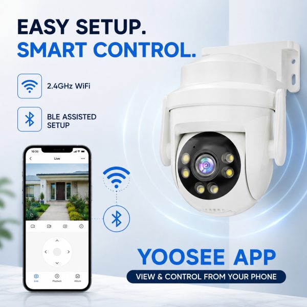2MP Outdoor WiFi PTZ Security Camera | DHS CCTV