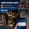 4K Solar Triple-Lens WiFi Security Camera with 3 Live Views