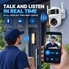 Dual-Lens PT WiFi Camera with Dual View and Human Tracking