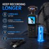 06_1200mAh_Battery_USB_C Portable 4K WiFi pocket camera with a 1.54-inch screen, 140° wide-angle lens, smart tracking, 1200mAh battery and app file transfer.