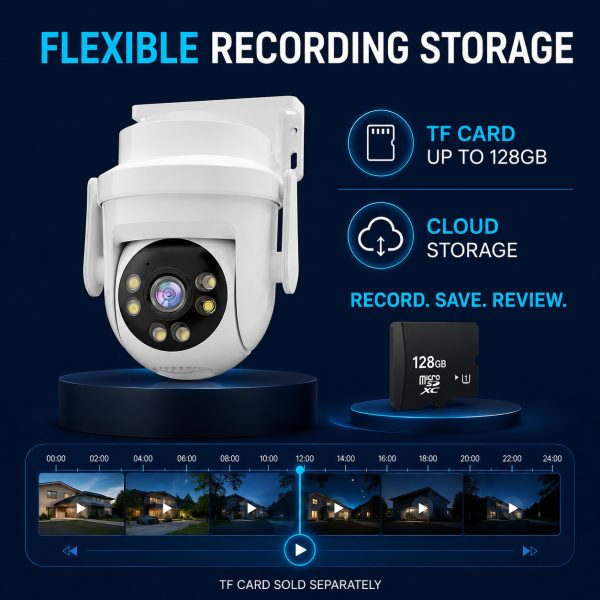 2MP Outdoor WiFi PTZ Security Camera | DHS CCTV