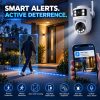 Dual-Lens PT WiFi Camera with Dual View and Human Tracking