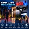 Triple-Lens PT WiFi Camera with Triple View and Large Speaker