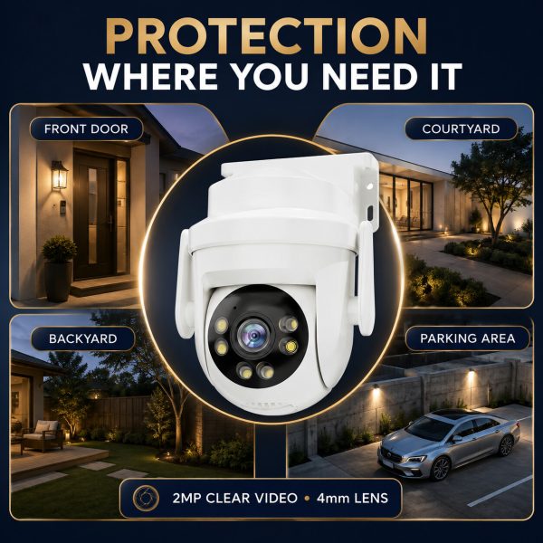 2MP Outdoor WiFi PTZ Security Camera | DHS CCTV