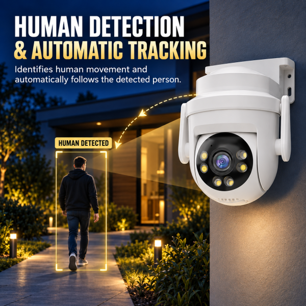 2MP Outdoor WiFi PTZ Security Camera | DHS CCTV